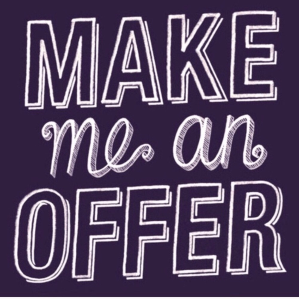 Don’t like my price. Make me an offer. 🎉